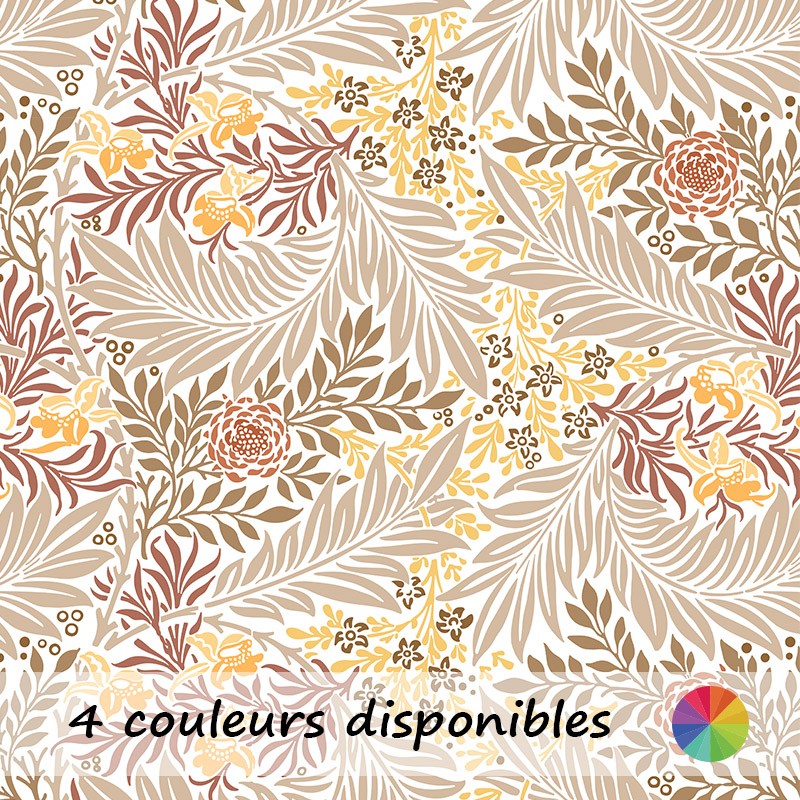 Crédence Salle de bain floral coloré