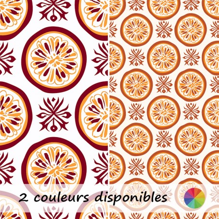 Crédence Cuisine Fruits abstraits rétro