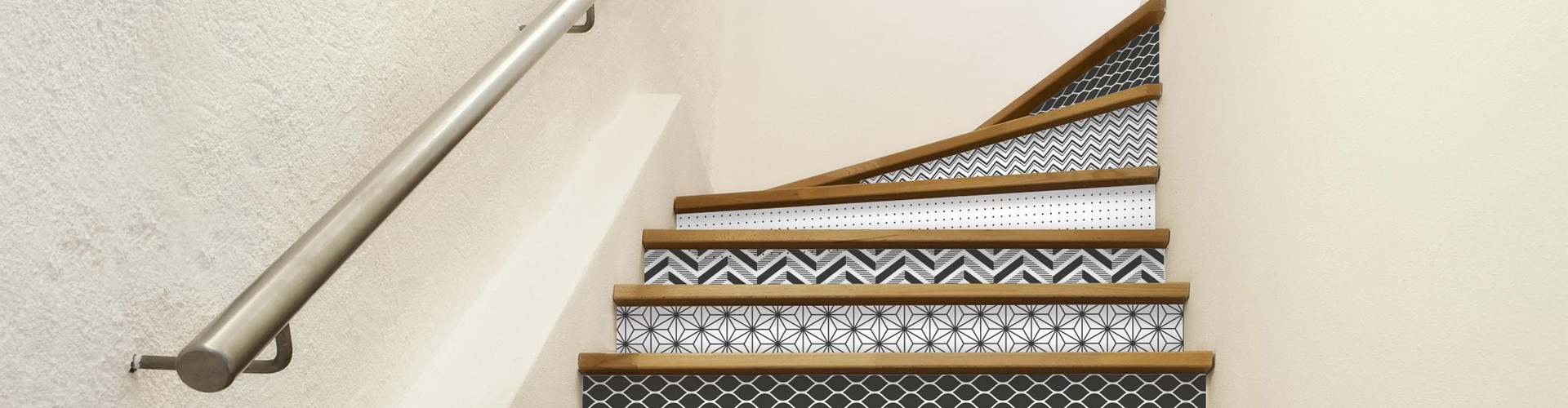 Ma Belle Déco - Contremarches Escalier Adhésives et Décoratives PVC