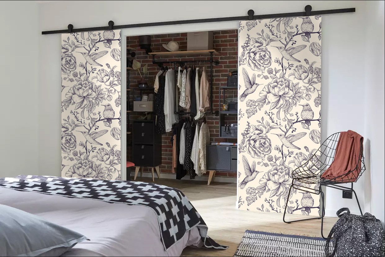 Porte coulissante sur mesure : gain de place et style garanti
