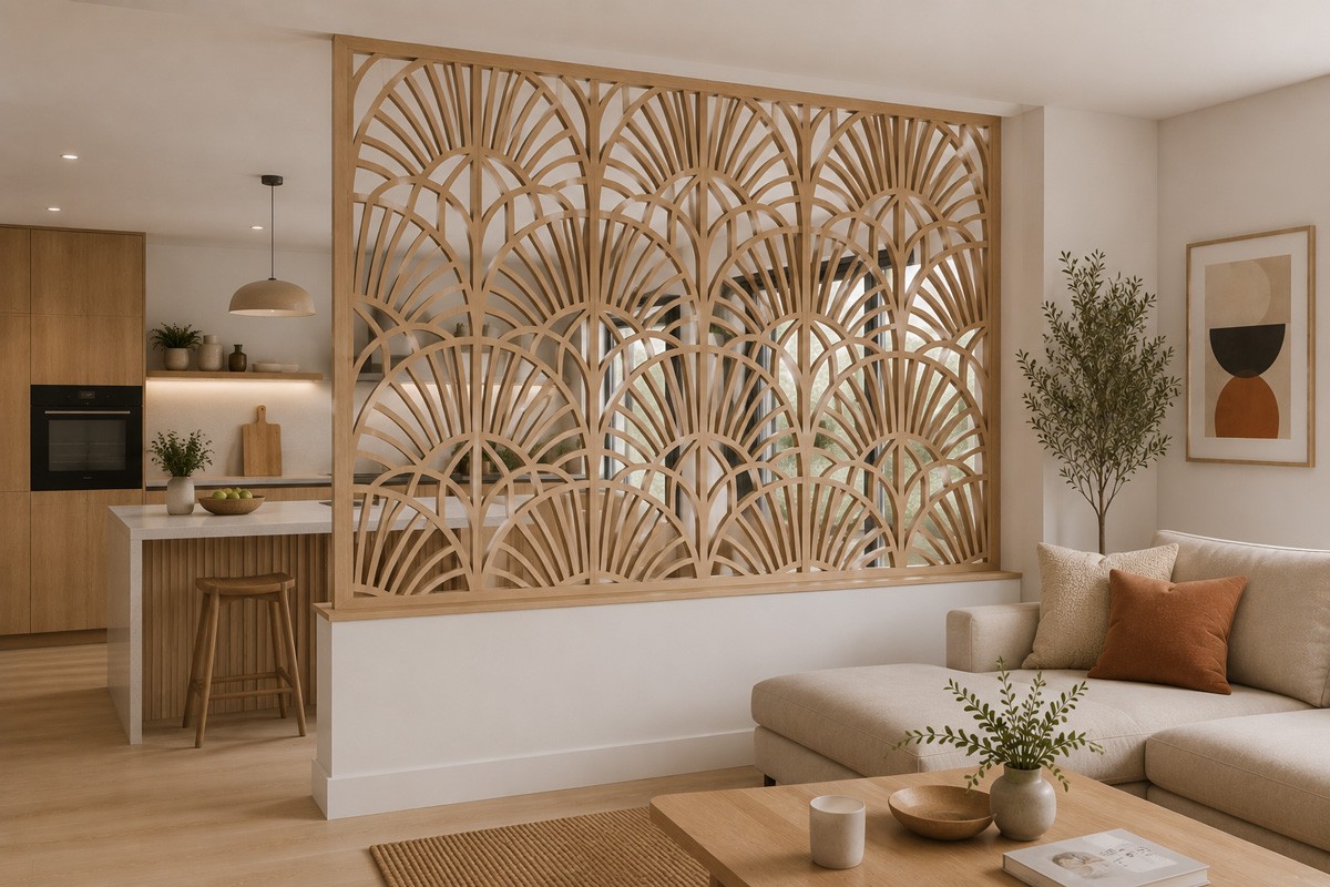 Pourquoi choisir un claustra déco en bois à la place d'une verrière d'atelier ?